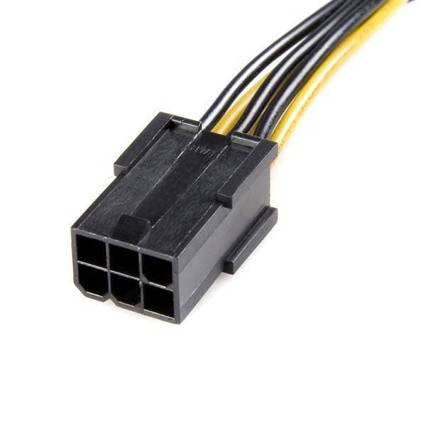 Rca Informatique - image du produit : PCI EXPRESS 6 PIN TO 8 PIN POWER ADAPTER CABLE