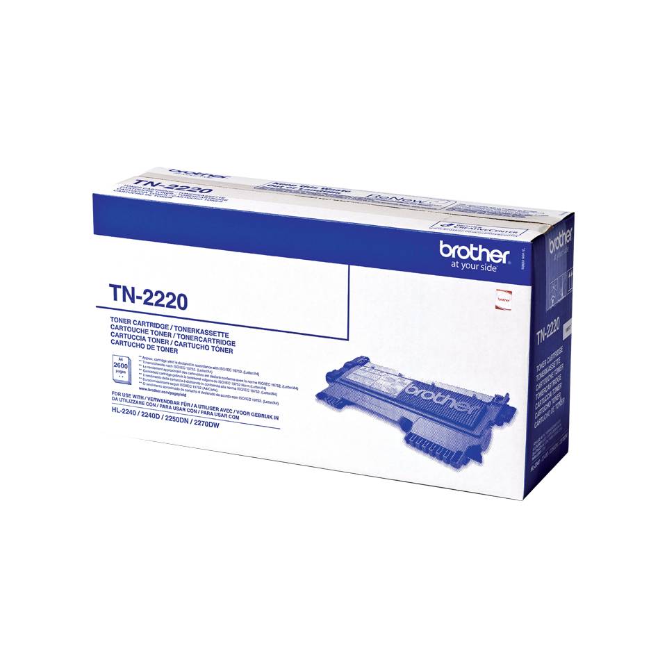 Rca Informatique - image du produit : TN-2220 KIT TONER 2600 PG F/ HL2240D/2250DN/2270DW