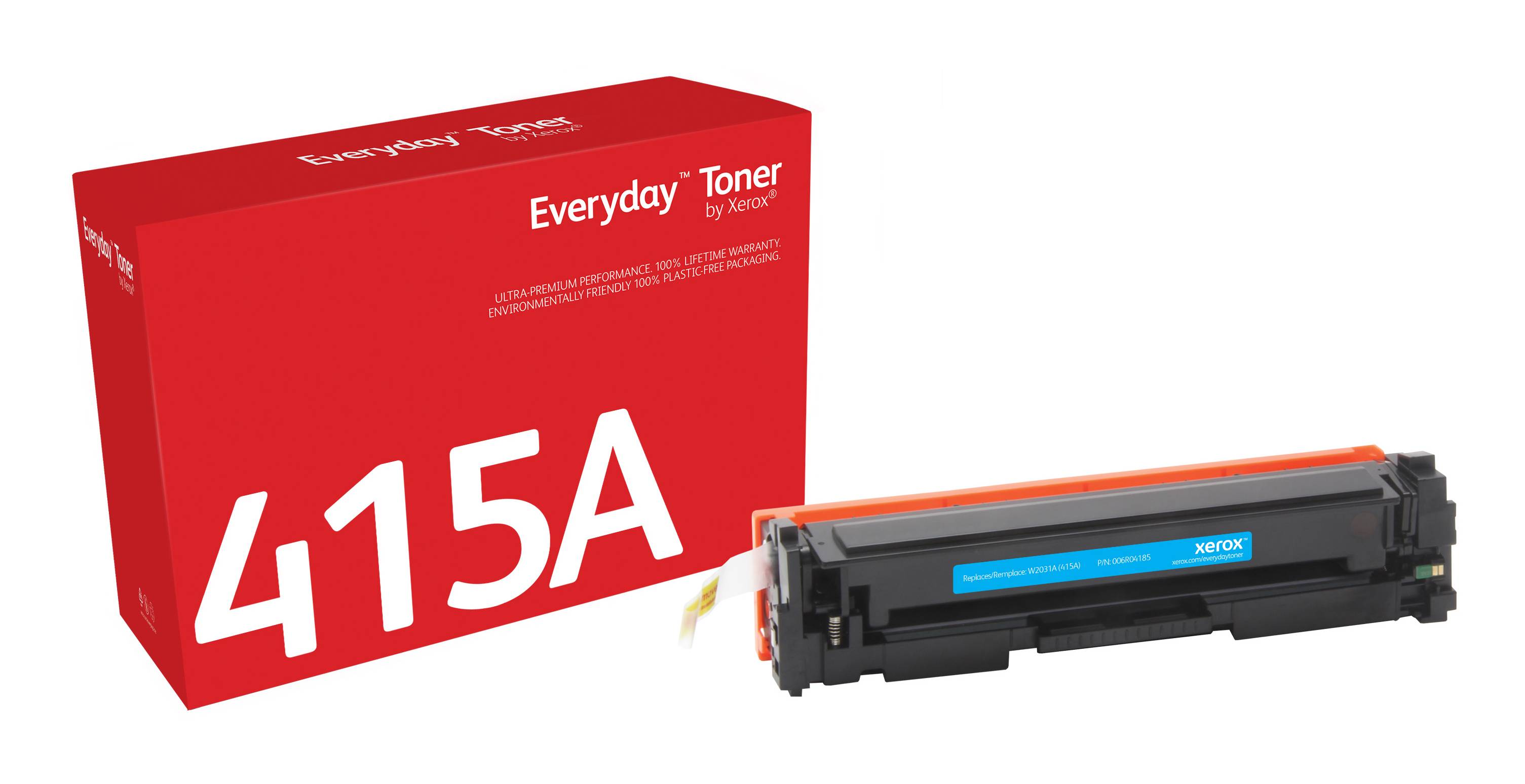 Rca Informatique - Image du produit : EVERYDAY CYAN TONER FOR HP 415A (W2031A) STANDARD CAPACITY