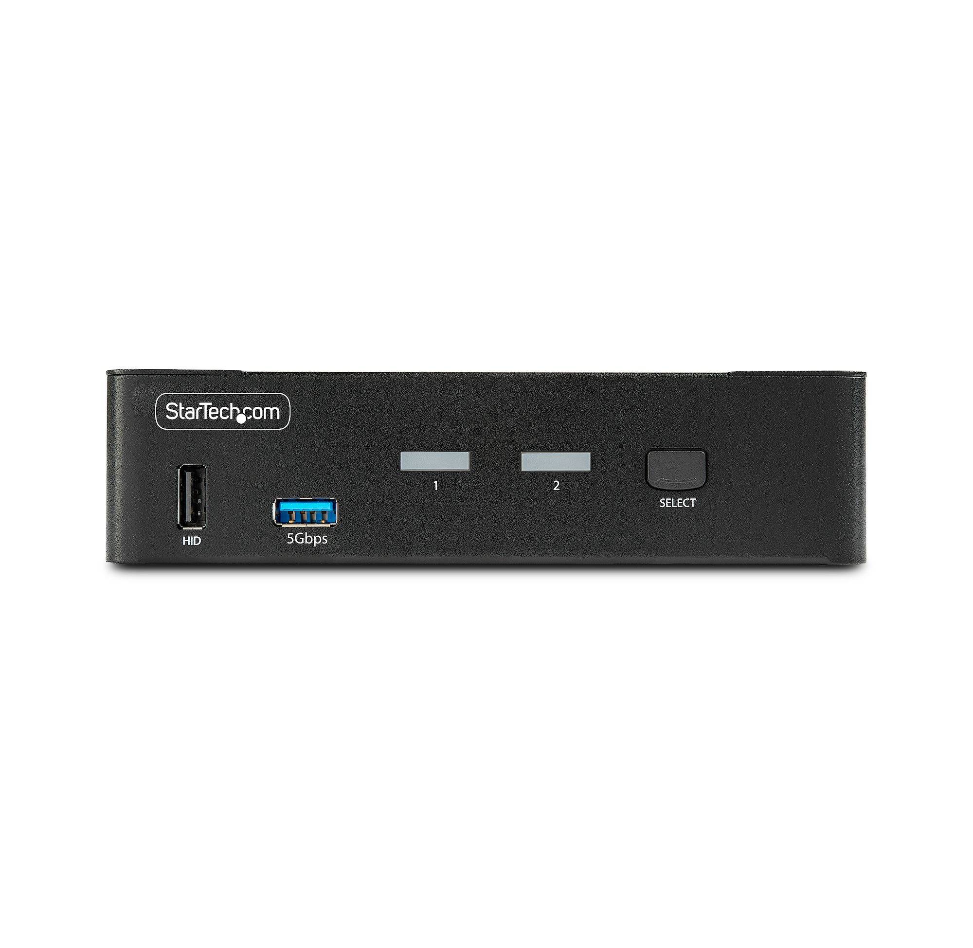 Rca Informatique - image du produit : 2-PORT DISPLAYPORT KVM SWITCH - 8K 60HZ HOTKEYS TAA COMPLIANT