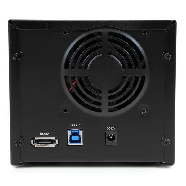 Rca Informatique - image du produit : BOITIER USB 3.0 / ESATA 2X HDD SATA 3.5 - UASP ET SATA 6GB/S