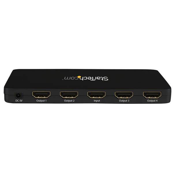 Rca Informatique - image du produit : REPARTITEUR / SPLITTER VIDEO HDMI 4K  4 PORTS - ALUMINIUM