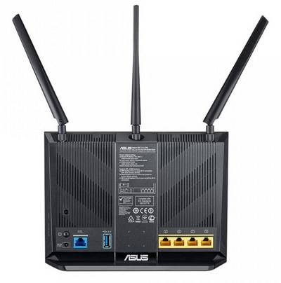 Rca Informatique - image du produit : DSL-AC68U AC1900 VDSL DUALBAND WLAN DSL ROUTER 802.11N