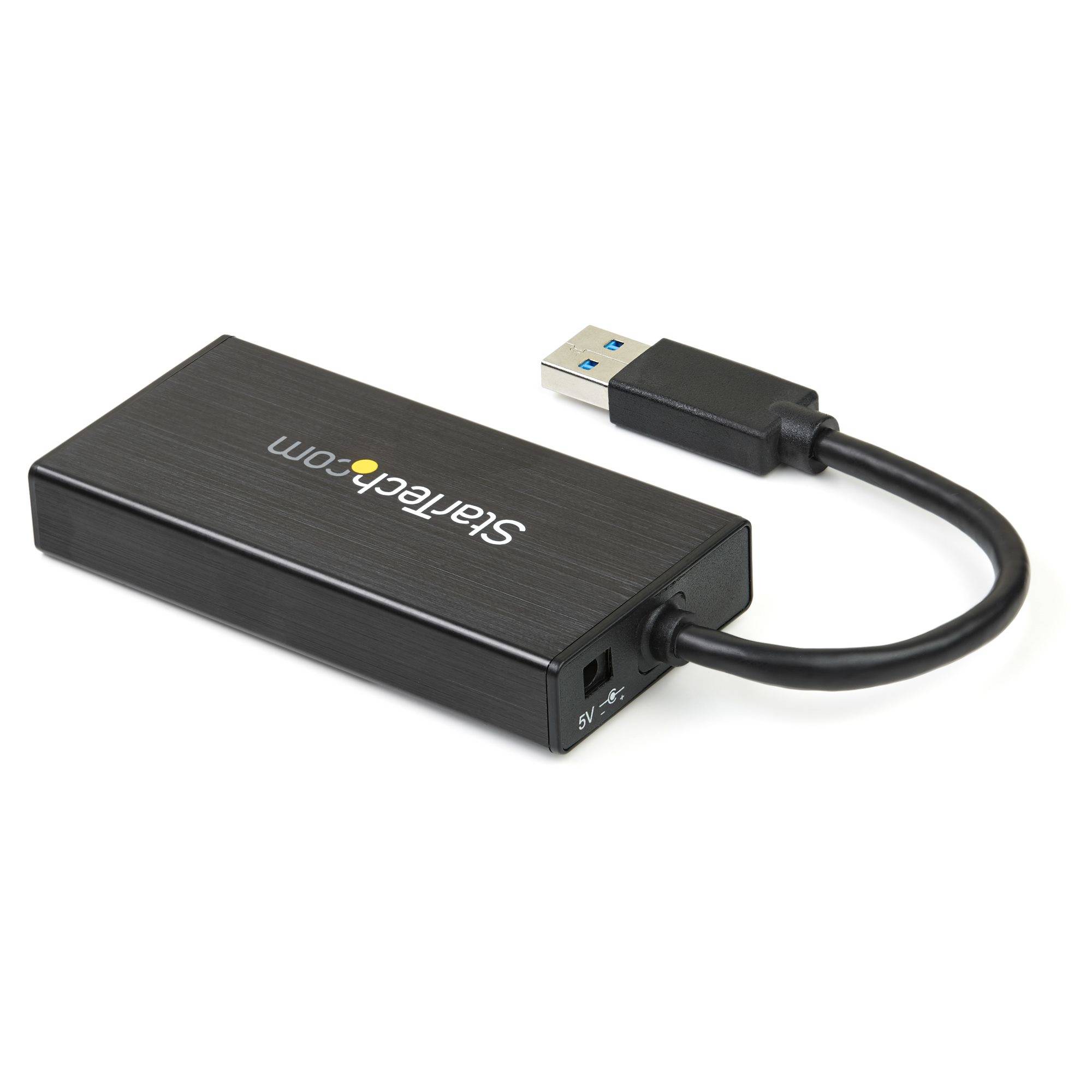 Rca Informatique - image du produit : HUB USB 3.0  3 PORTS AVEC ADAPTATEUR GBE ET CABLE INTGR  I