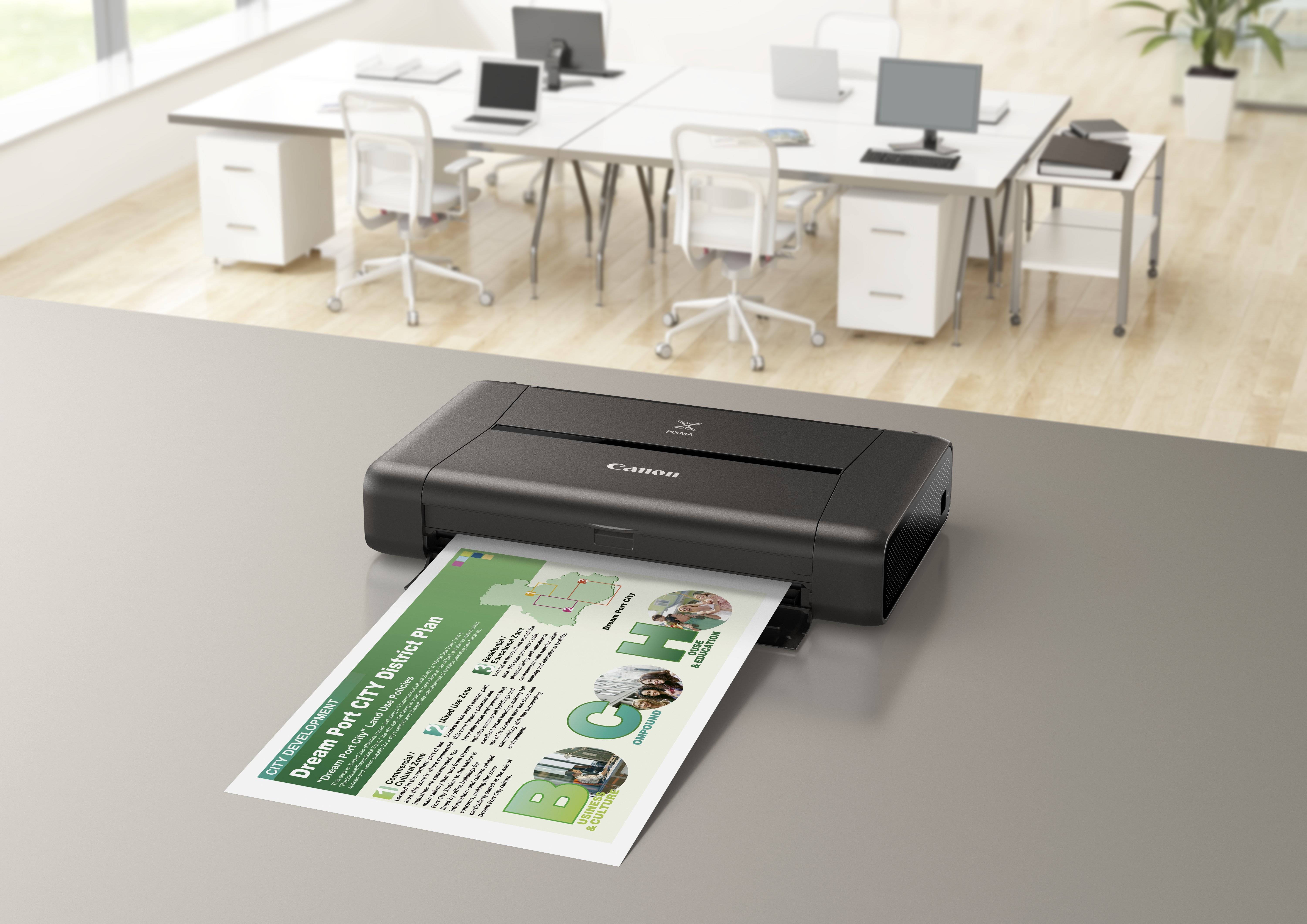 Rca Informatique - image du produit : PIXMA IP110 WLAN PRINTER 9600DPI CLOUD-PRINTING           IN