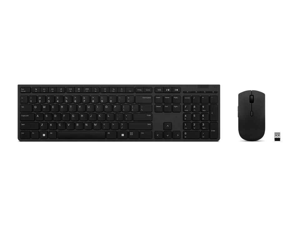 Rca Informatique - image du produit : WIRELESS RECHARGEABLE KEYBOARD AND MOUSE COMBO FRENCH