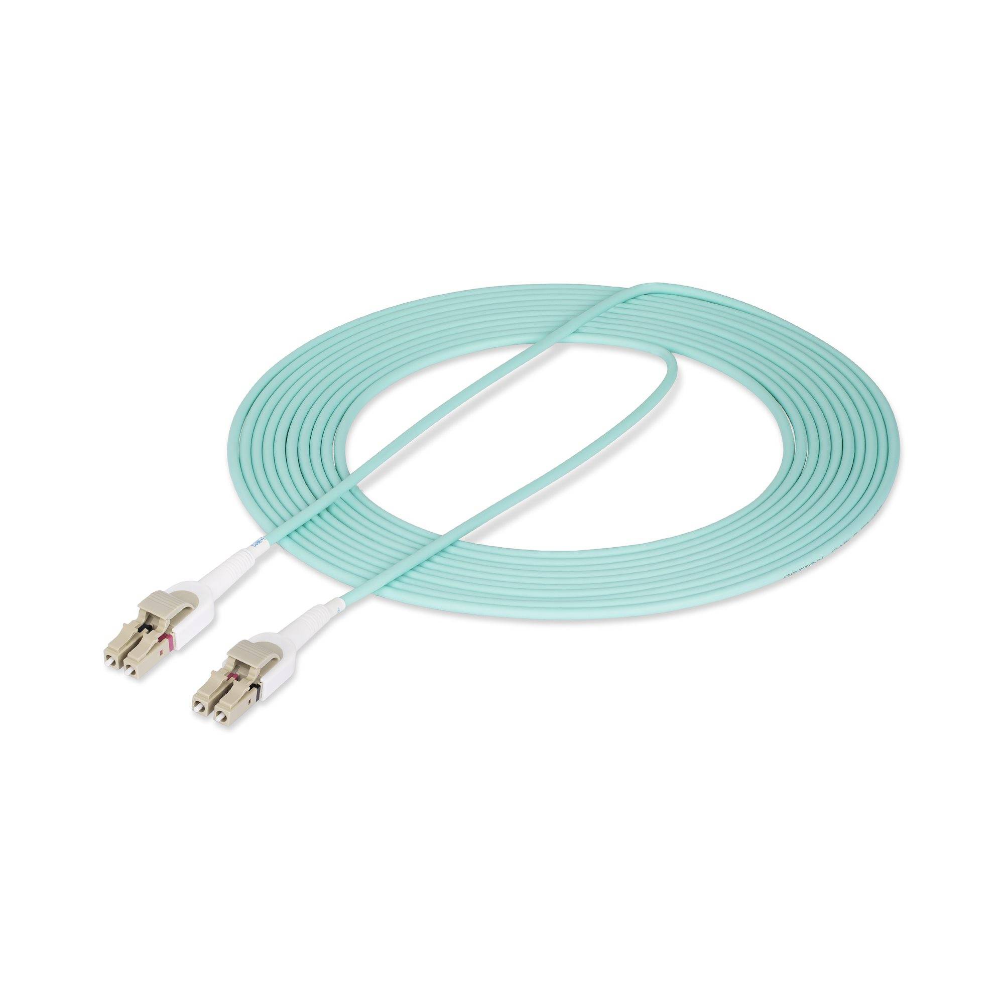 Rca Informatique - image du produit : OM4 LC/LC MULTIMODE FIBER CABLE LSZH - 50/125 100G