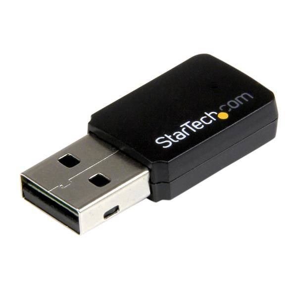 Rca Informatique - Image du produit : ADAPTATEUR USB 2.0 RESEAU SANS FIL BIBANDE AC600- CLE WIFI
