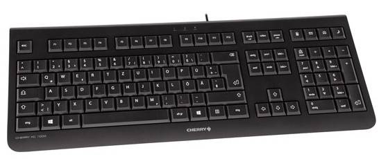 Rca Informatique - image du produit : CHERRY KC 1000 BLACK KEYBOARD USB SWISS