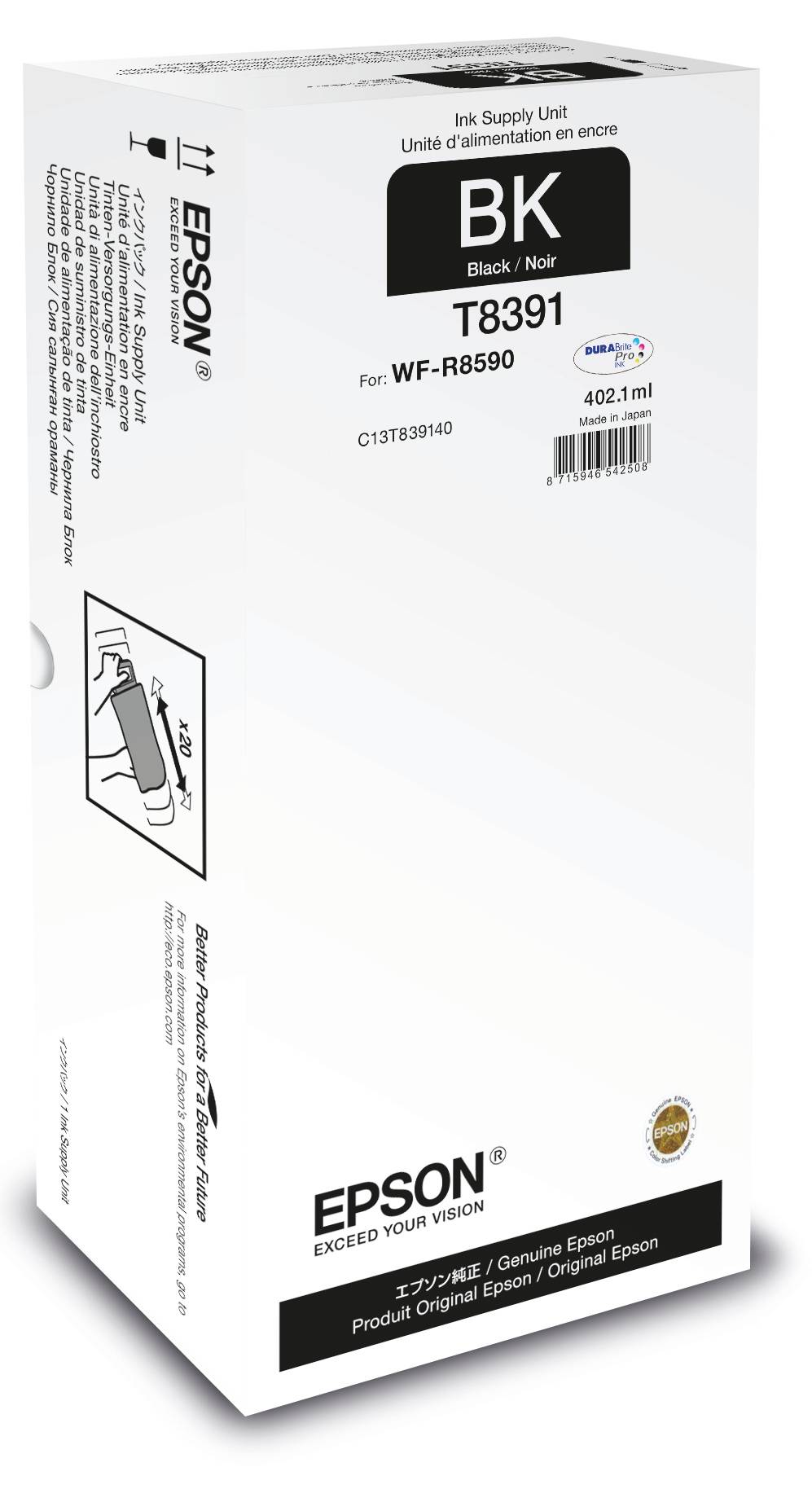 Rca Informatique - Image du produit : WF-R8590 BLACK XL INK WORKFORCE PRO - SUPPLY UNIT