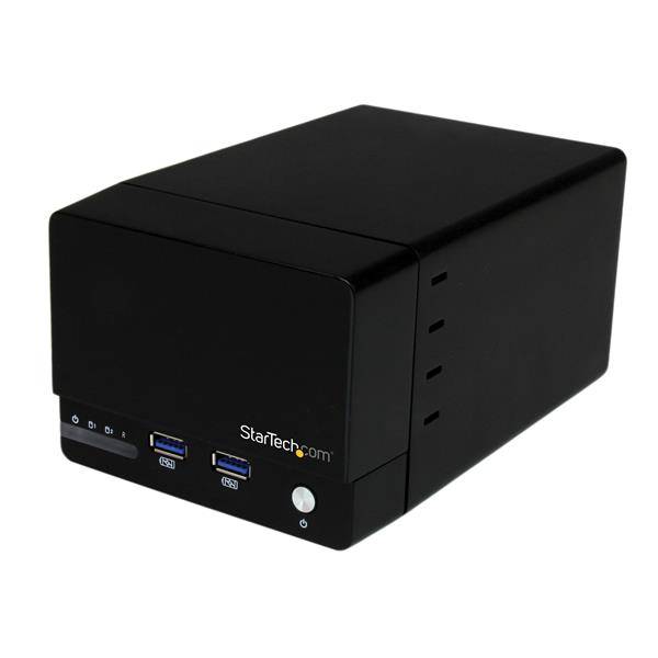 Rca Informatique - image du produit : BOITIER RAID USB 3.0 2 X HDD SATA III 3,5" - UASP ET HUB USB