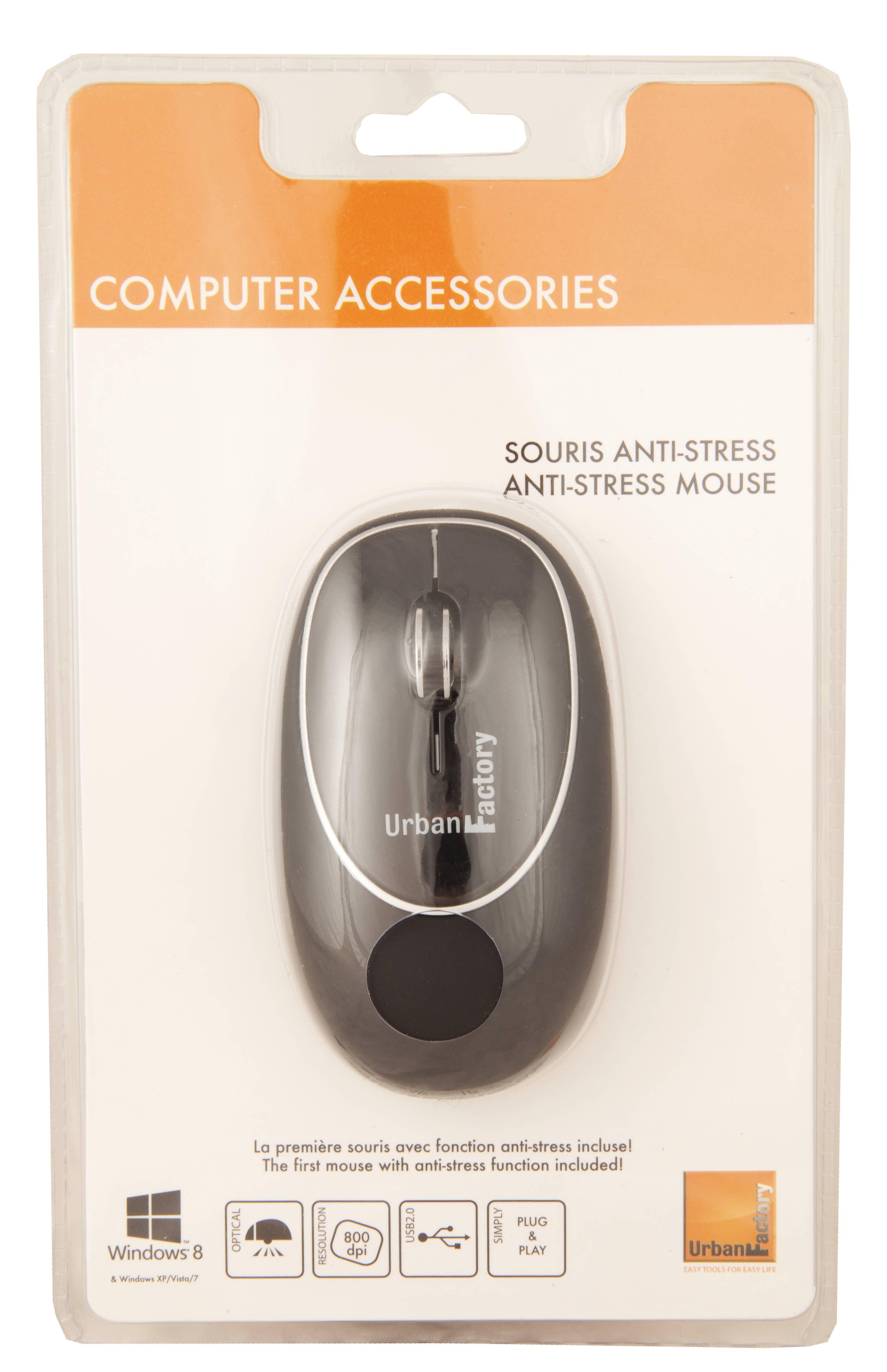 Rca Informatique - image du produit : SOURIS MMOIRE DE FORME NOIR FILAIRE USB 2.0