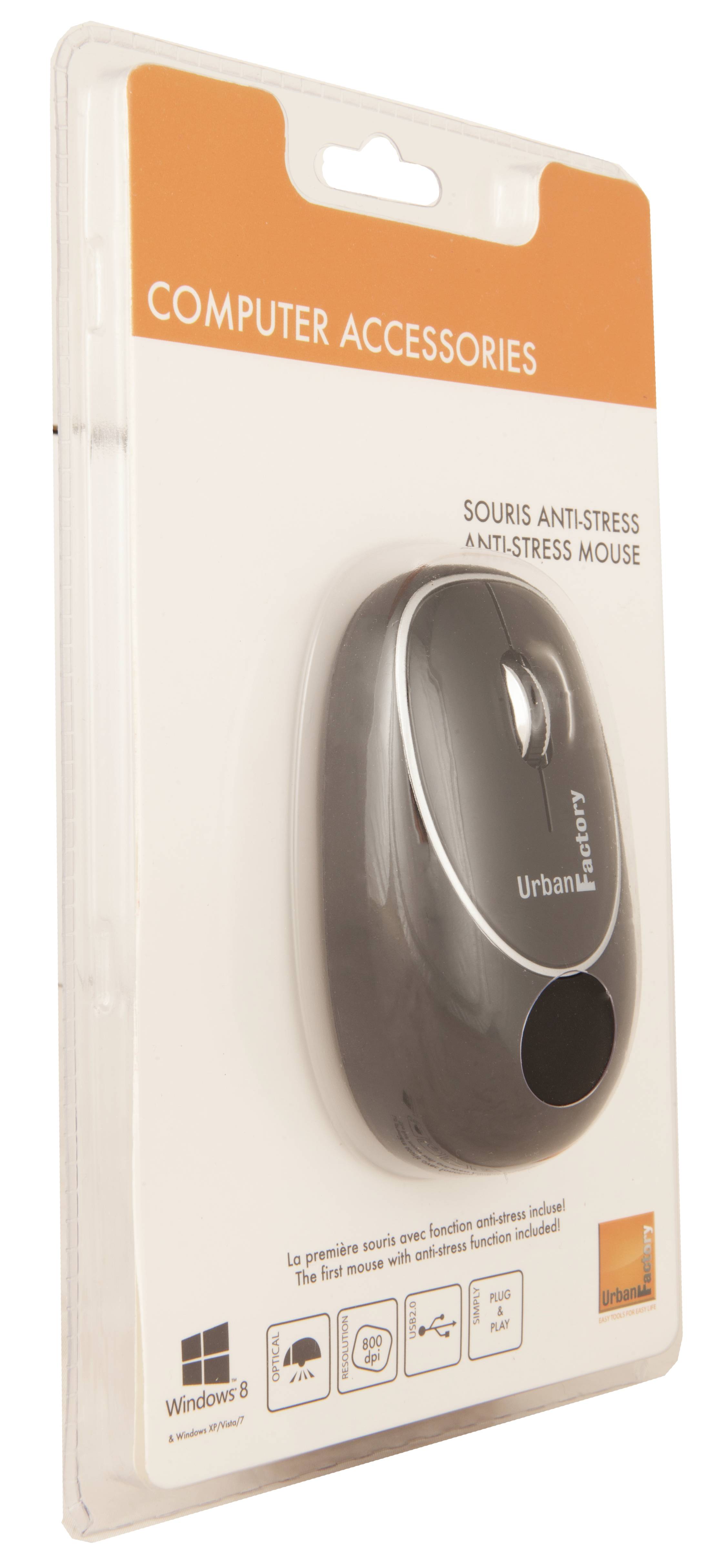 Rca Informatique - image du produit : SOURIS MMOIRE DE FORME NOIR FILAIRE USB 2.0