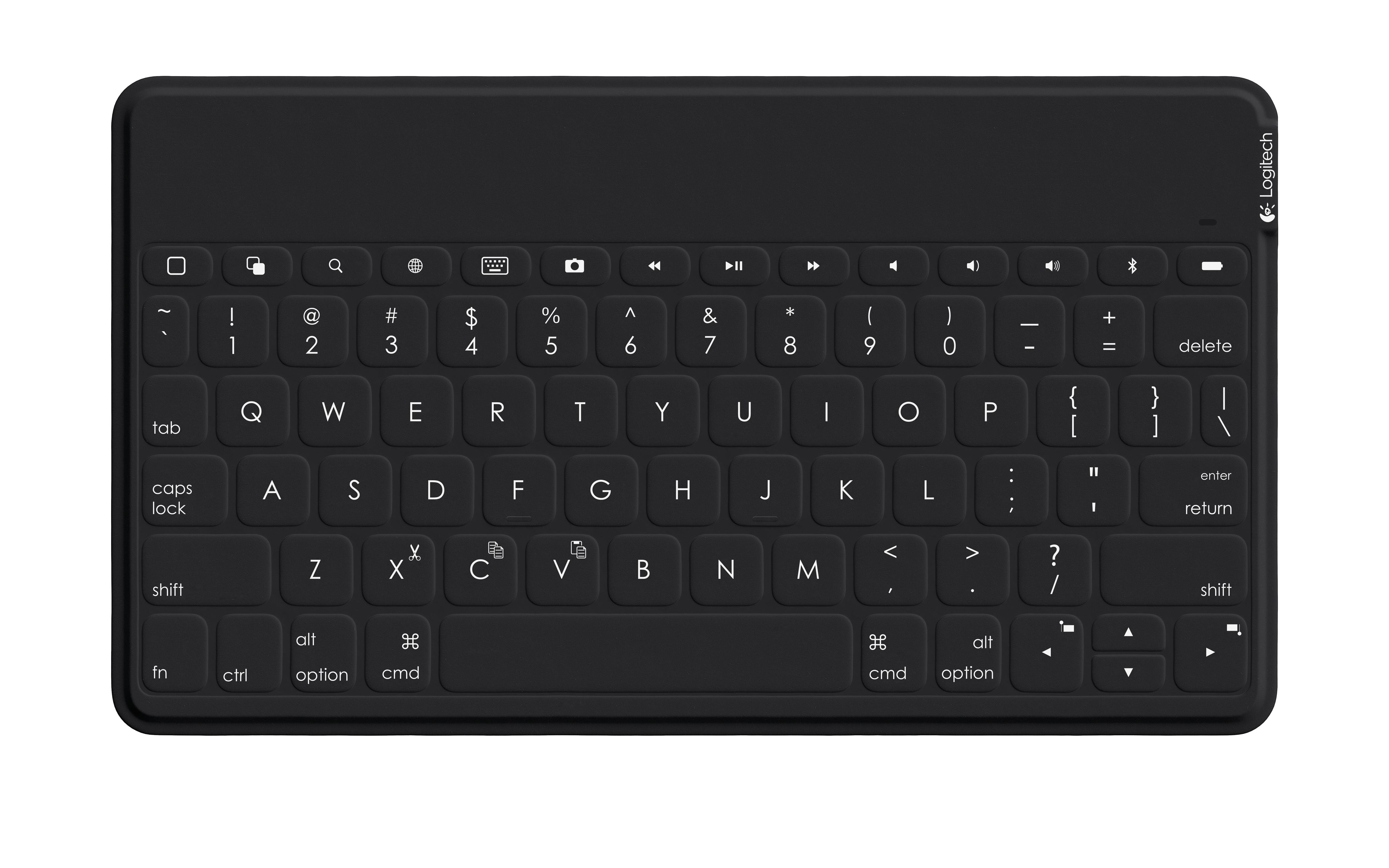 Rca Informatique - image du produit : KEYS-TO-GO ULTRA-PORTABLE KB F/IPAD-BLACK UK/US LAYOUT