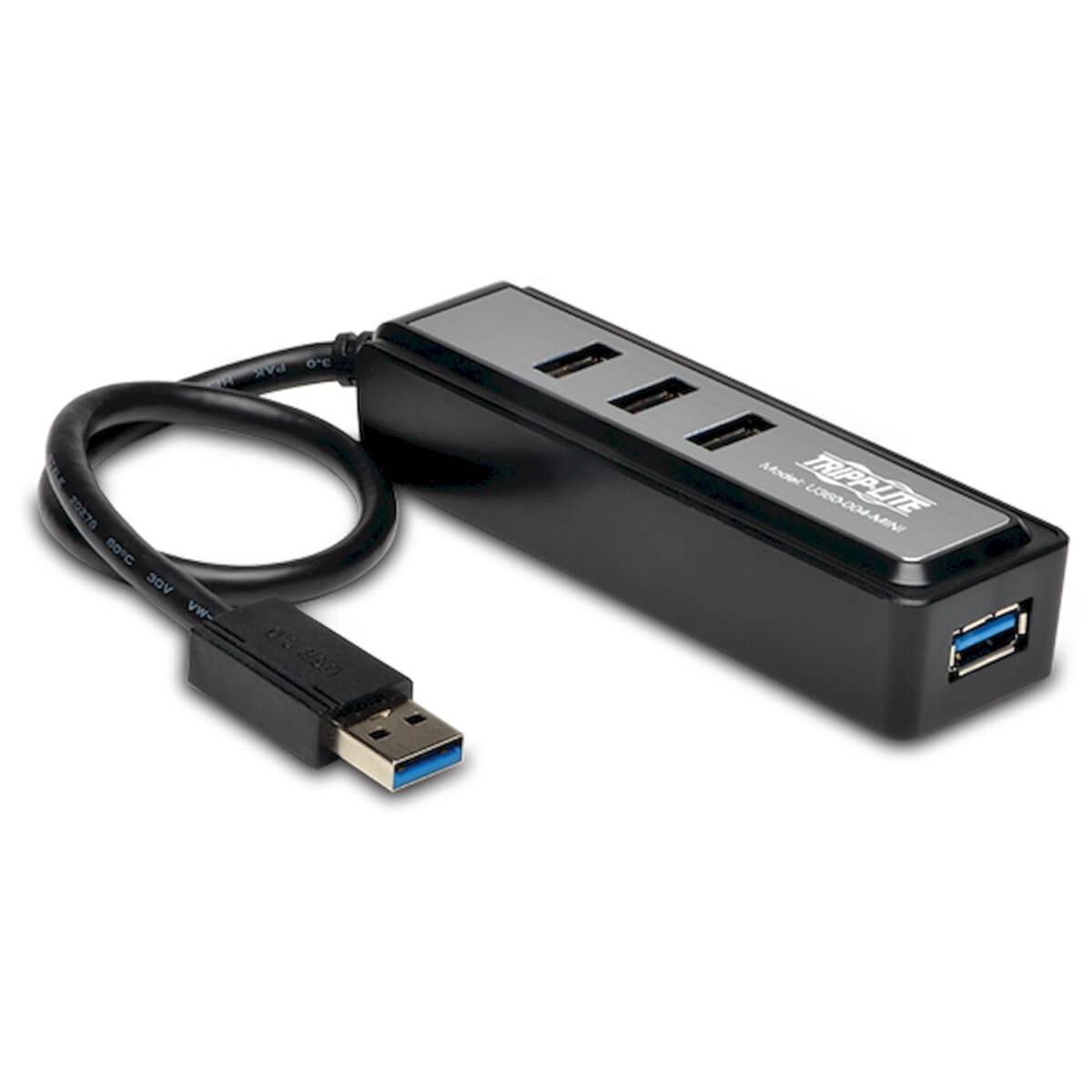 Rca Informatique - Image du produit : 4-PORT USB 3.0 PORTABLE HUB