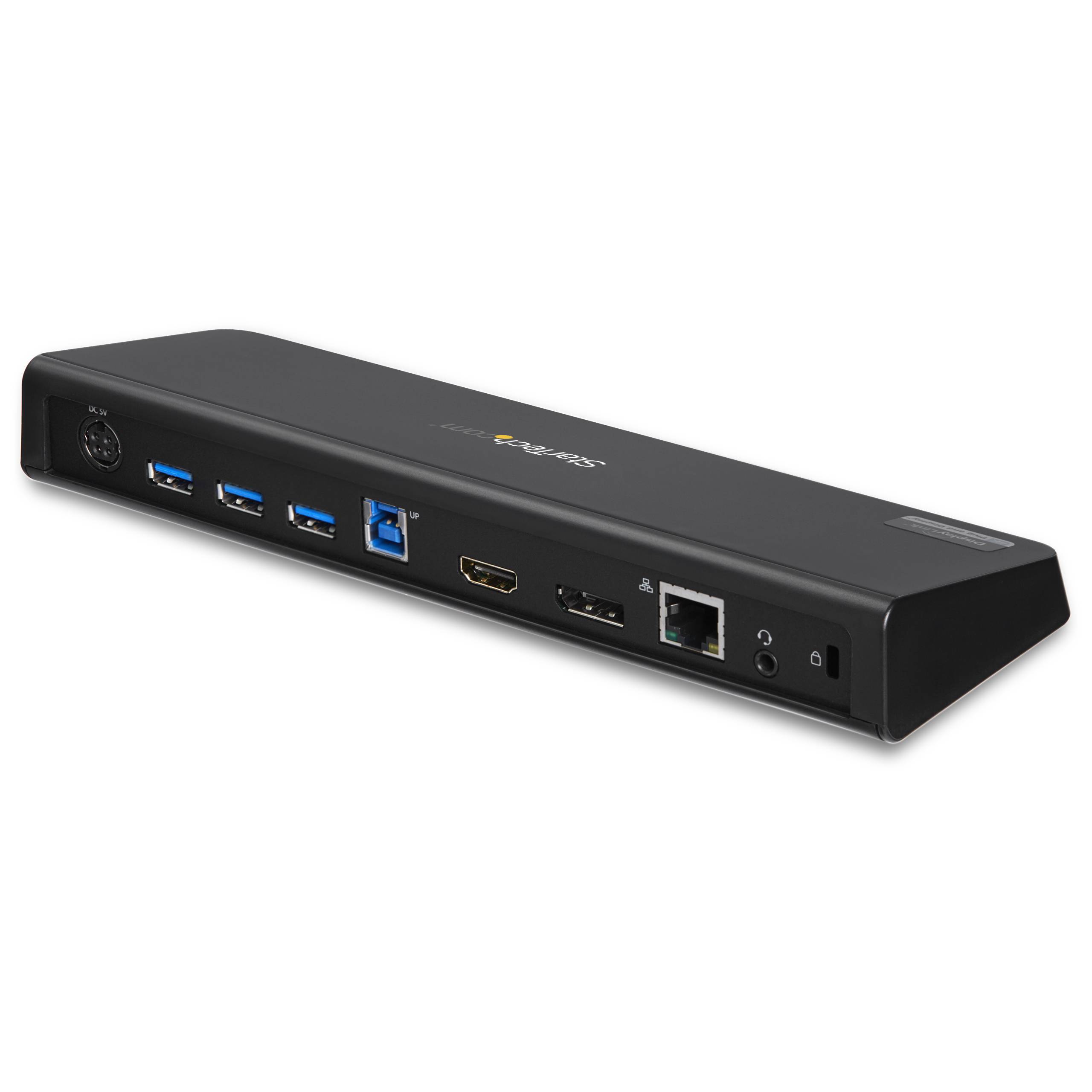 Rca Informatique - image du produit : STATION DACCUEIL USB 3.0 PC PORTABLE - HDMI / DISPLAYPORT 4K