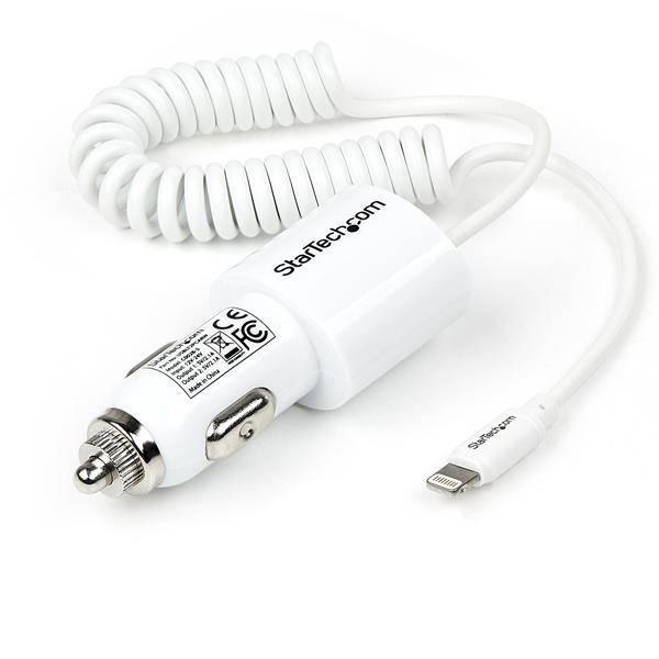 Rca Informatique - Image du produit : CHARGEUR ADAPTATEUR / ALLUME CIGARE 2 PORTS - LIGHTNING / USB