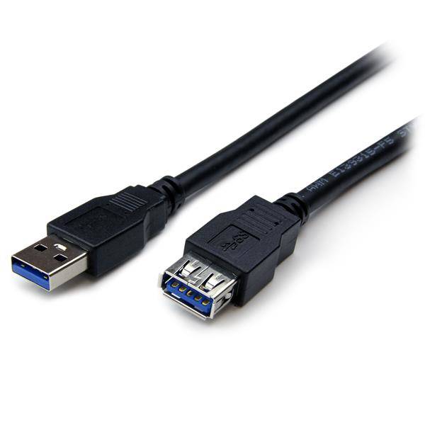 Rca Informatique - Image du produit : CABLE DEXTENSION / RALLONGE USB 3.0 A VERS A DE 2M - M/F