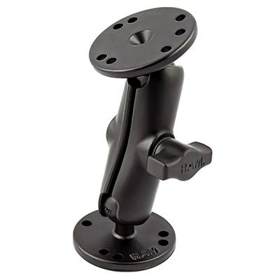 Rca Informatique - Image du produit : UNIVERSAL DOUBLE BALL MOUNT WITH TWO ROUND PLATES