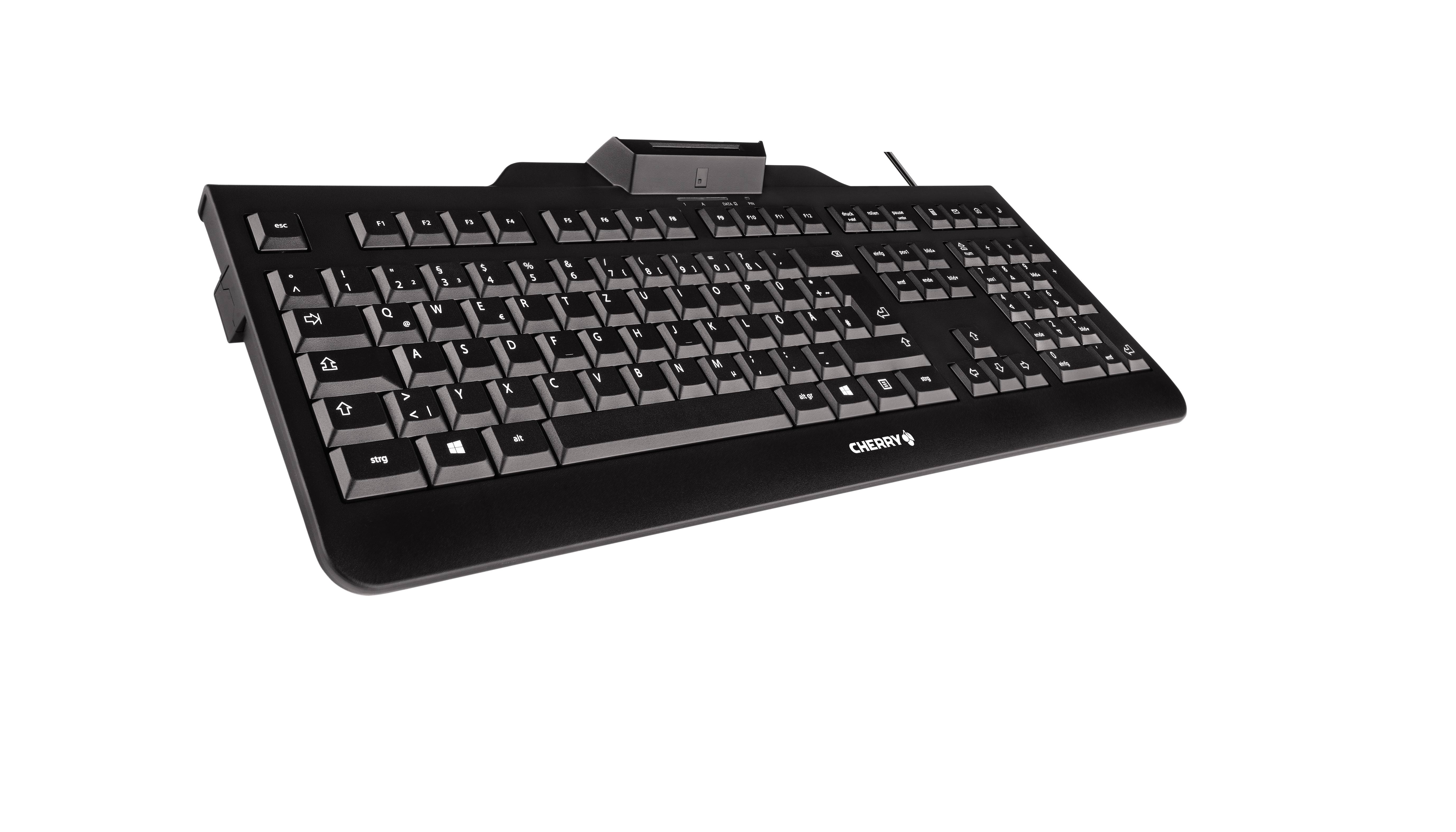 Rca Informatique - image du produit : CHERRY KC 1000 SC BLACK USB