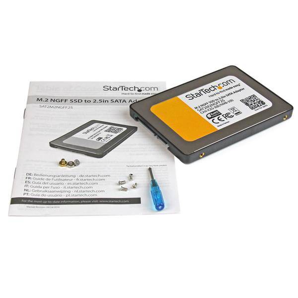 Rca Informatique - image du produit : ADAPTATEUR / CONVERTISSEUR SSD M.2 NGFF VERS SATA III 25