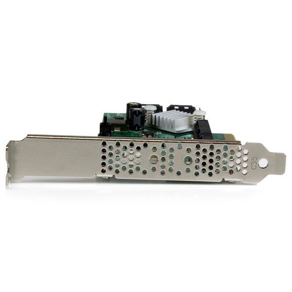 Rca Informatique - image du produit : CARTE RAID PCIE 2.0 A 2 PORTS SATA III 6GB/S AVEC 2X MSATA