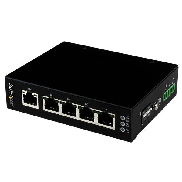 Rca Informatique - Image du produit : SWITCH GIGABIT ETHERNET INDUSTRIEL NON GERE A 5 PORTS