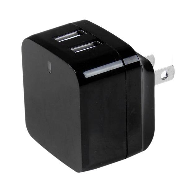 Rca Informatique - image du produit : CHARGEUR MURAL USB 2 PORTS - ADAPTATEUR SECTEUR USB