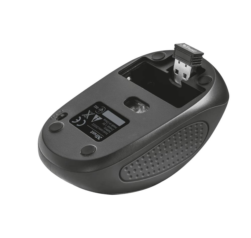 Rca Informatique - image du produit : PRIMO WIRELESS MOUSE 2X AAA BAT WIN 8 7 VISTA OR XP BQ 40