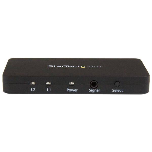 Rca Informatique - image du produit : SWITCH HDMI AUTOMATIQUE 2 PORTS (2X1) AVEC SUPPORT MHL - 4K 30HZ