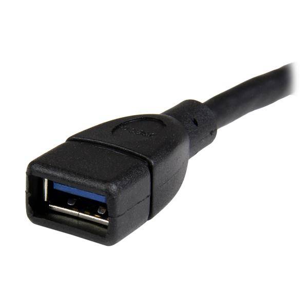 Rca Informatique - image du produit : CABLE DEXTENSION / RALLONGE USB 3.0 A VERS A DE 15CM - M/F