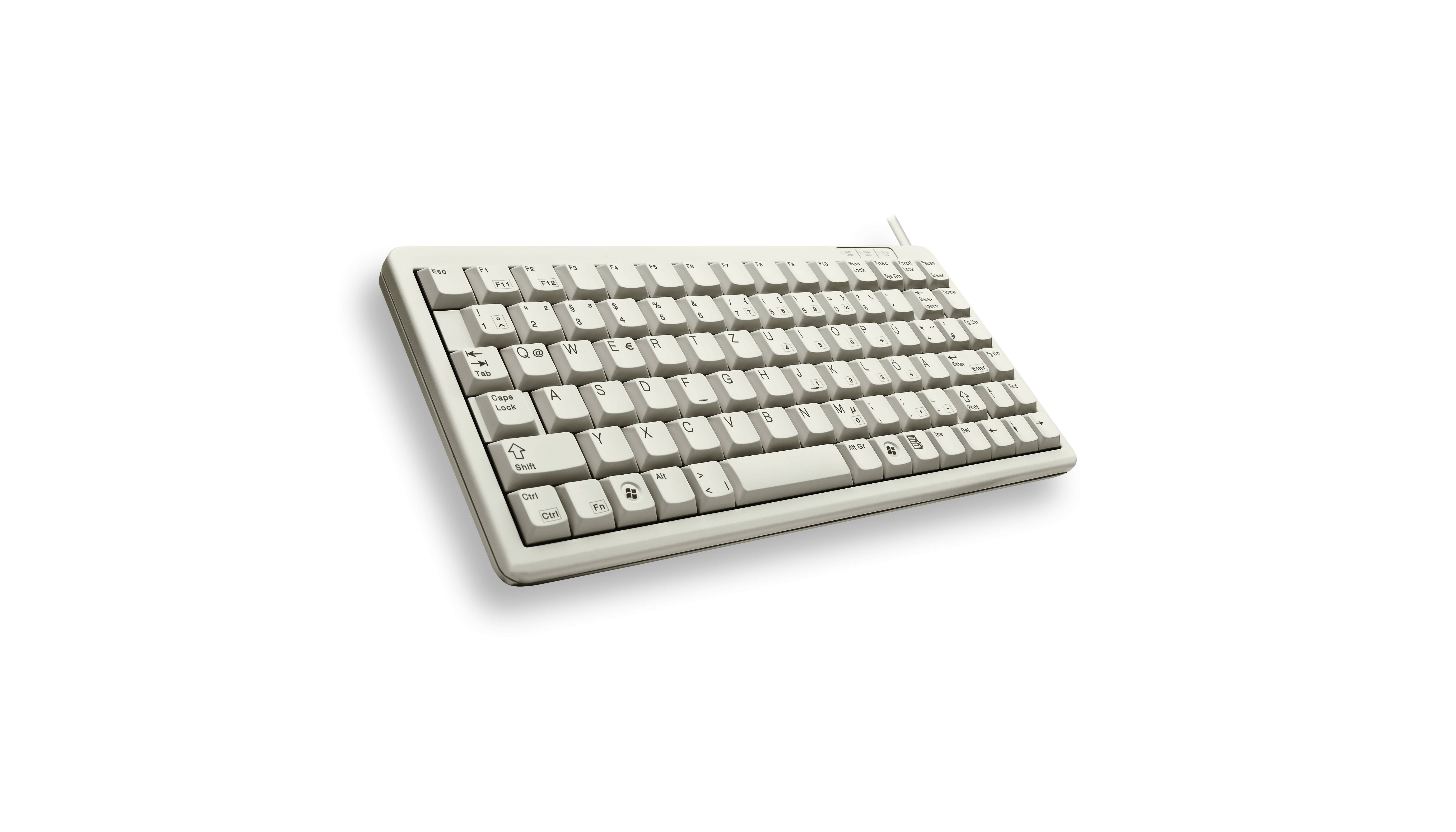 Rca Informatique - image du produit : CHERRY G84-4100 COMPACT KEYBOARD PAN-NORDIC LAYOUT WHITE