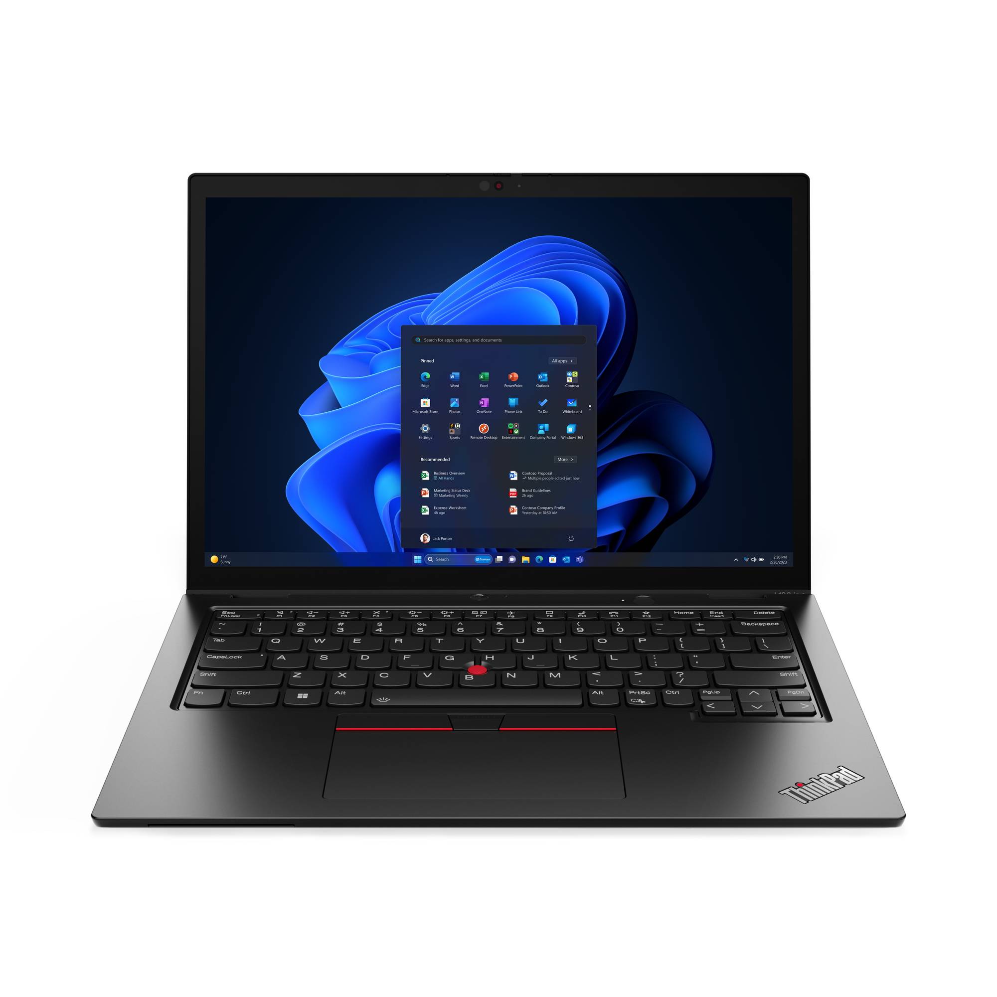 Rca Informatique - Image du produit : THINKPAD L13 2IN1 ULTRA 7 155U 512GB 16GB 13IN NOOD W11P