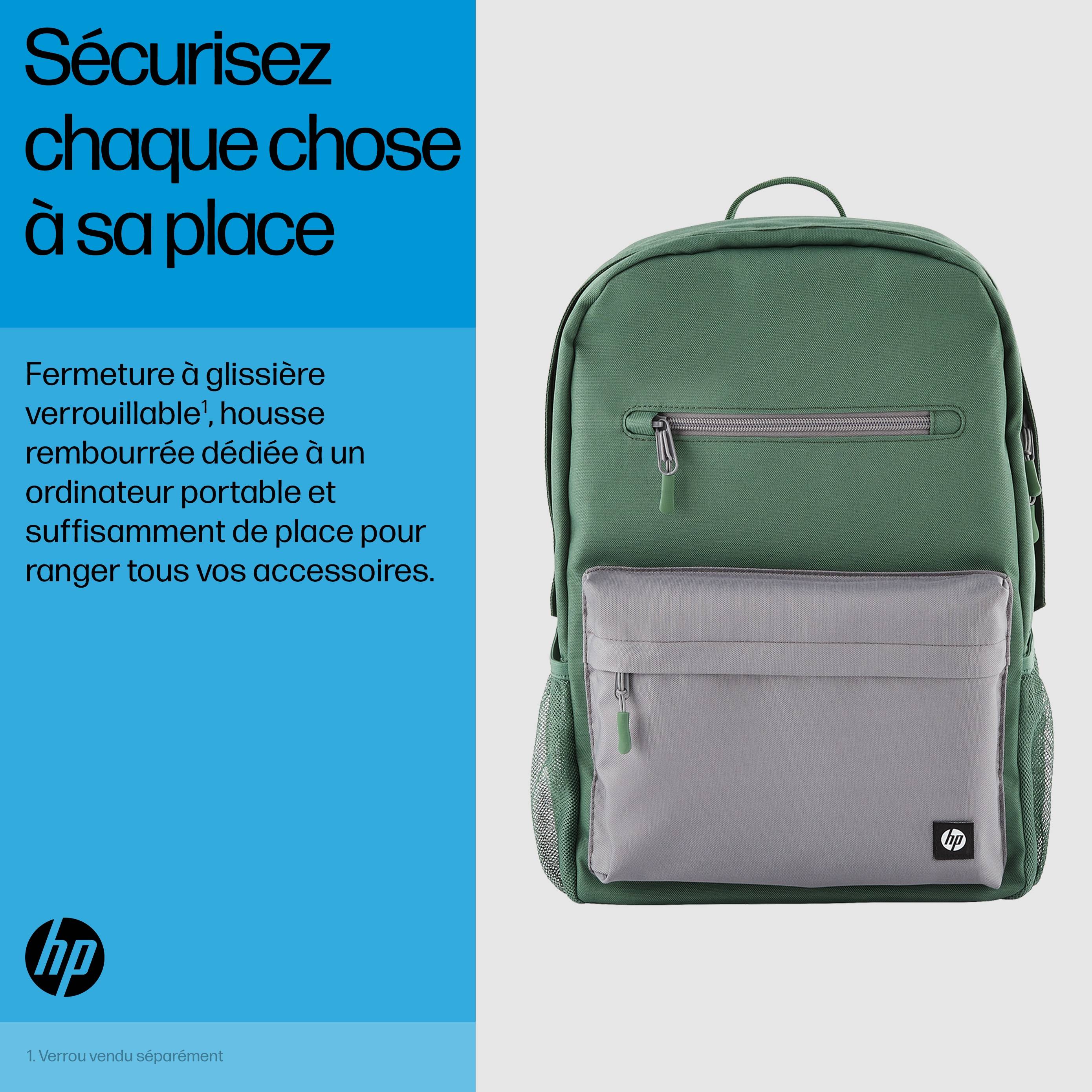 Rca Informatique - image du produit : HP CAMPUS GREEN BACKPACK