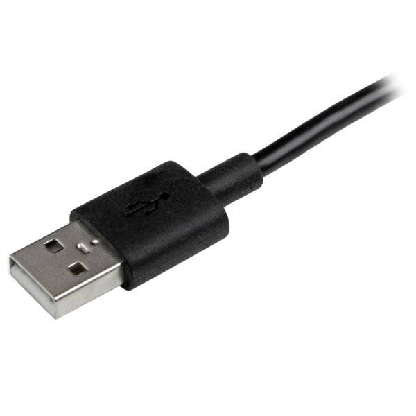 Rca Informatique - image du produit : CABLE LIGHTNING OU MICRO USB VERS USB 1 M - M/M - NOIR