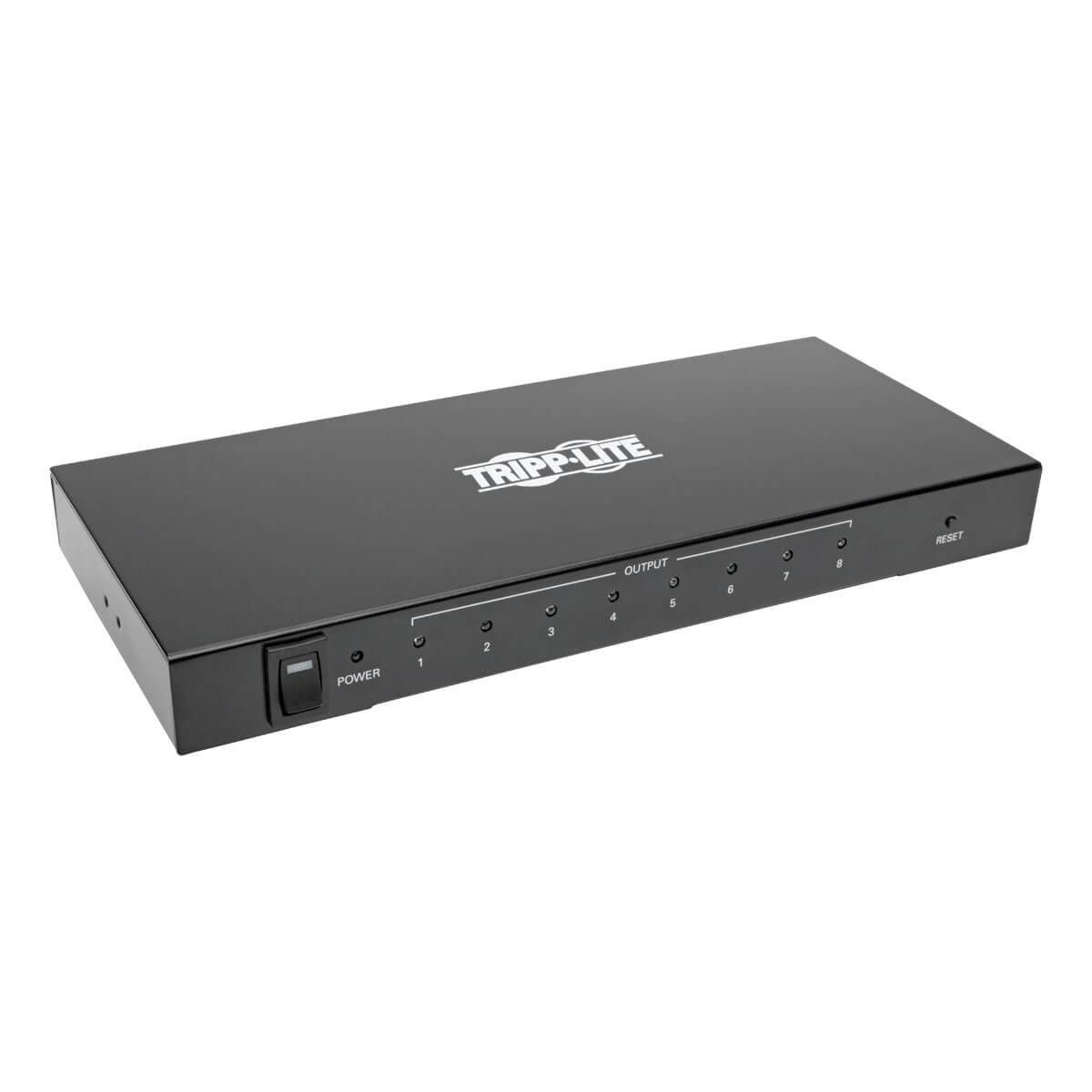 Rca Informatique - image du produit : 8-PORT 4K HDMI SPLITTER FOR ULTRA-HD (4KX2K) VIDEO AND AUDIO