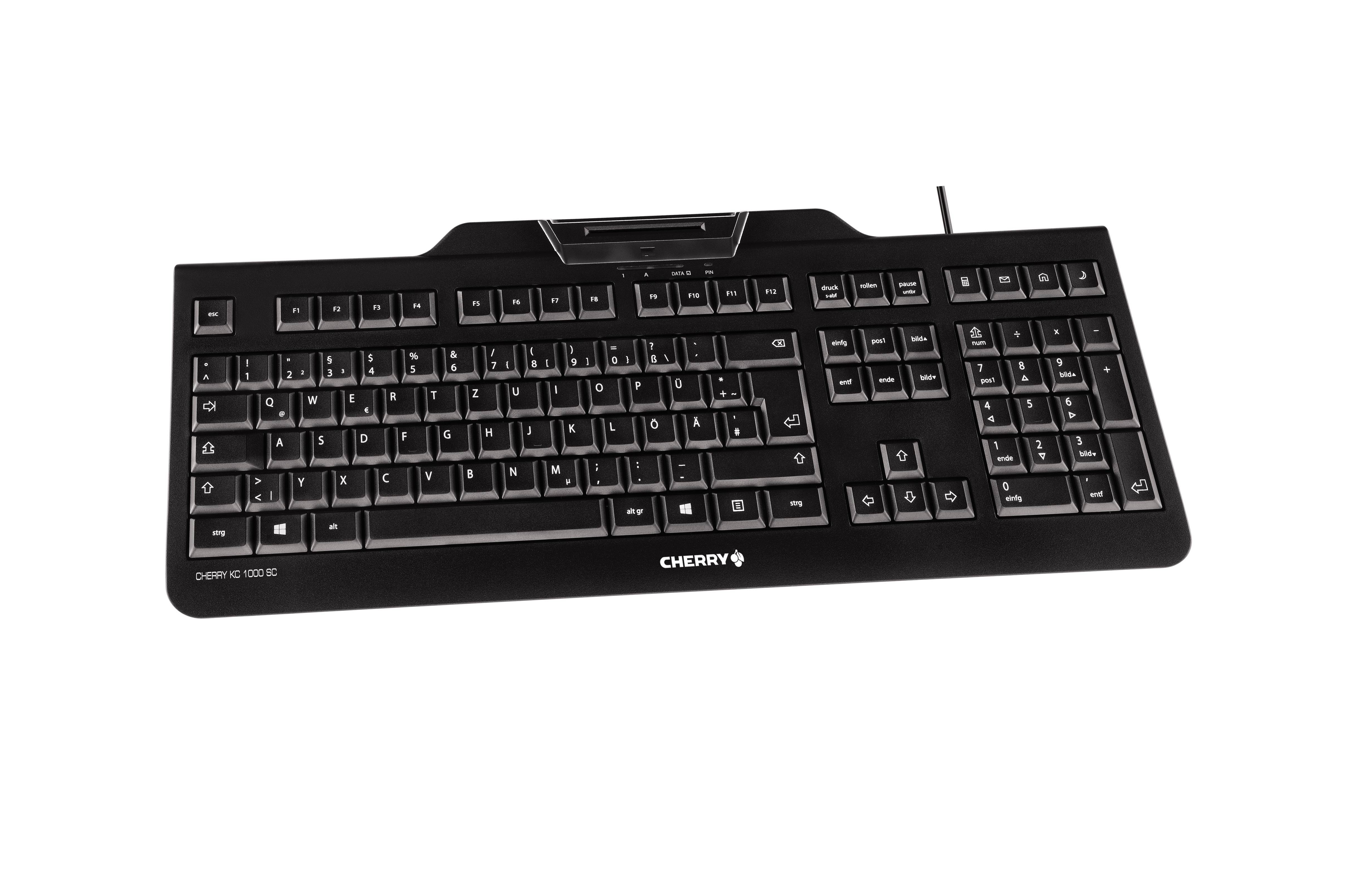 Rca Informatique - image du produit : CHERRY KC 1000 SC KEYBOARD USB