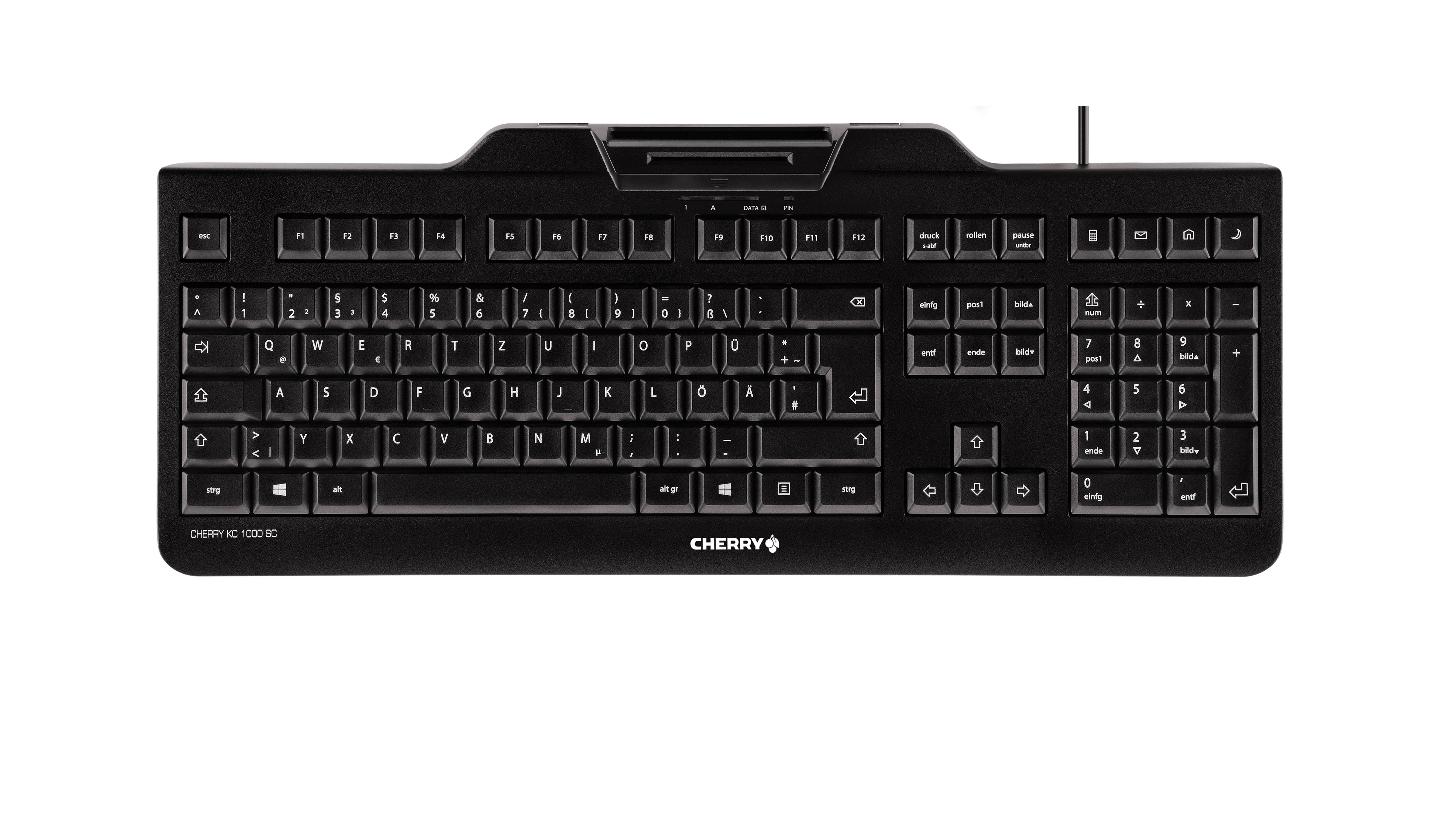 Rca Informatique - Image du produit : CHERRY KC 1000 SC KEYBOARD USB