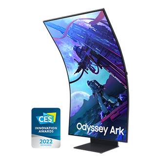 Rca Informatique - image du produit : SAMSUNG ODYSSEY ARK G970NU 55IN 16:9 CURVED (1000R) MINILED (105