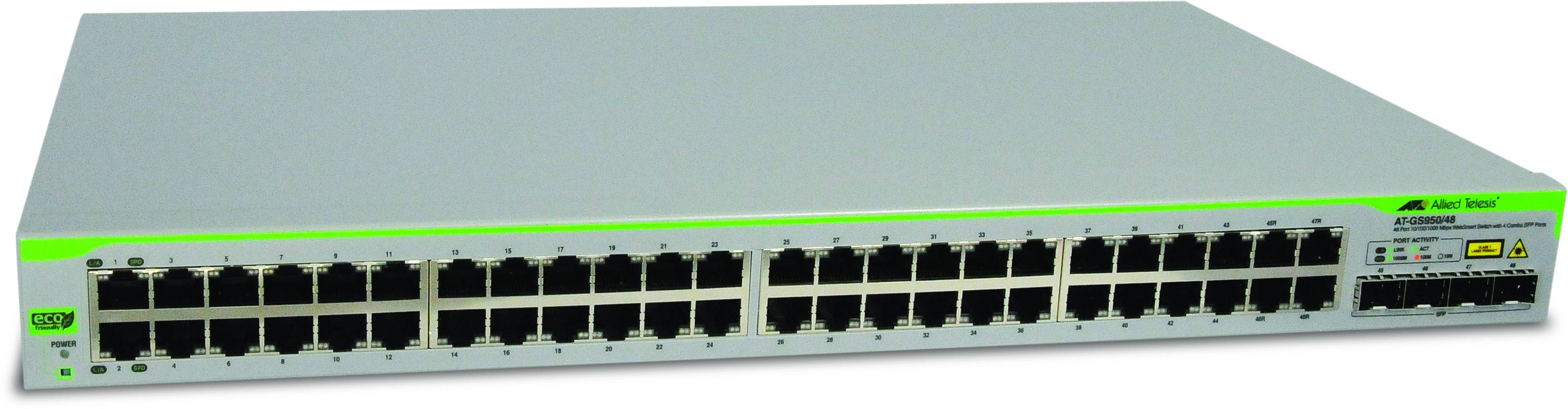 Rca Informatique - Image du produit : WEB SMART SWITCH 48PT 10/100/1000TX W/ 2 SFP BAYS