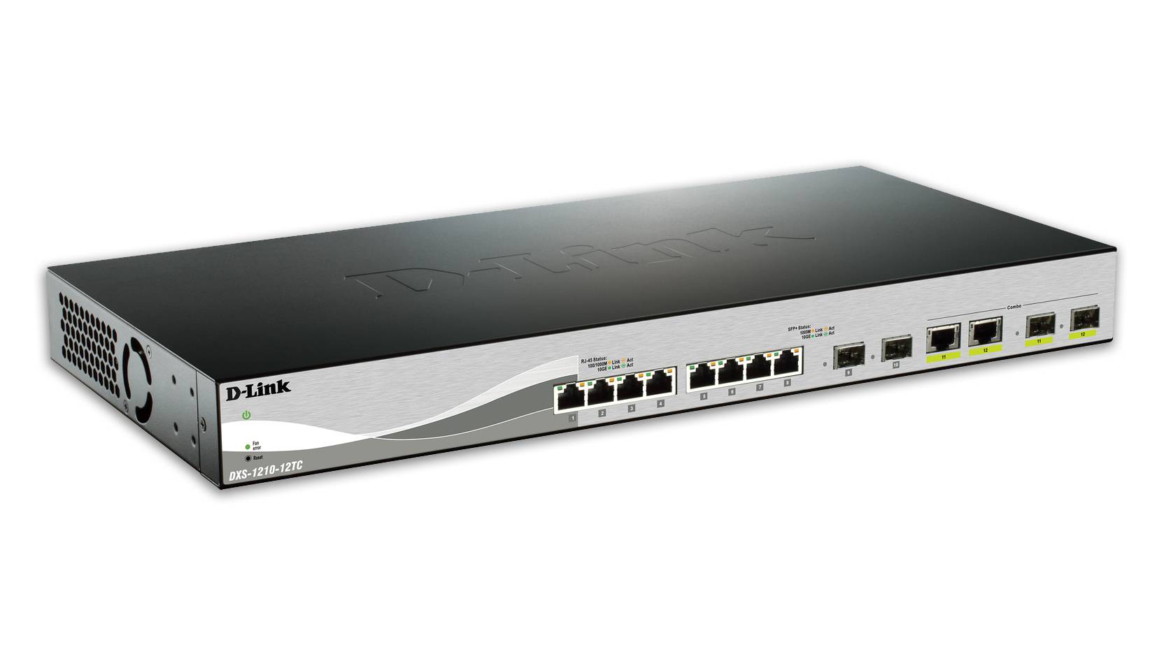 Rca Informatique - Image du produit : 12 PORT SWITCH INCLUDING 8X10G PORTS + 4XSFP