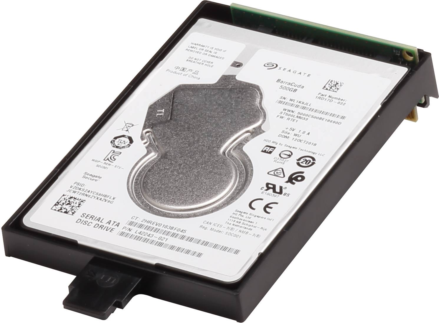 Rca Informatique - image du produit : SECURE HIGH PRFORMNCE HDD ACCS FOR M604/M605/M606 SERIES