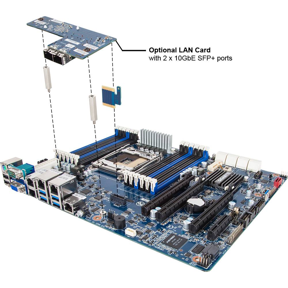 Rca Informatique - image du produit : INTEL MB MU70-SU0 1XLGA2011-3 12XDIMM 4X1GB 9XSATA3 4XPCIE3