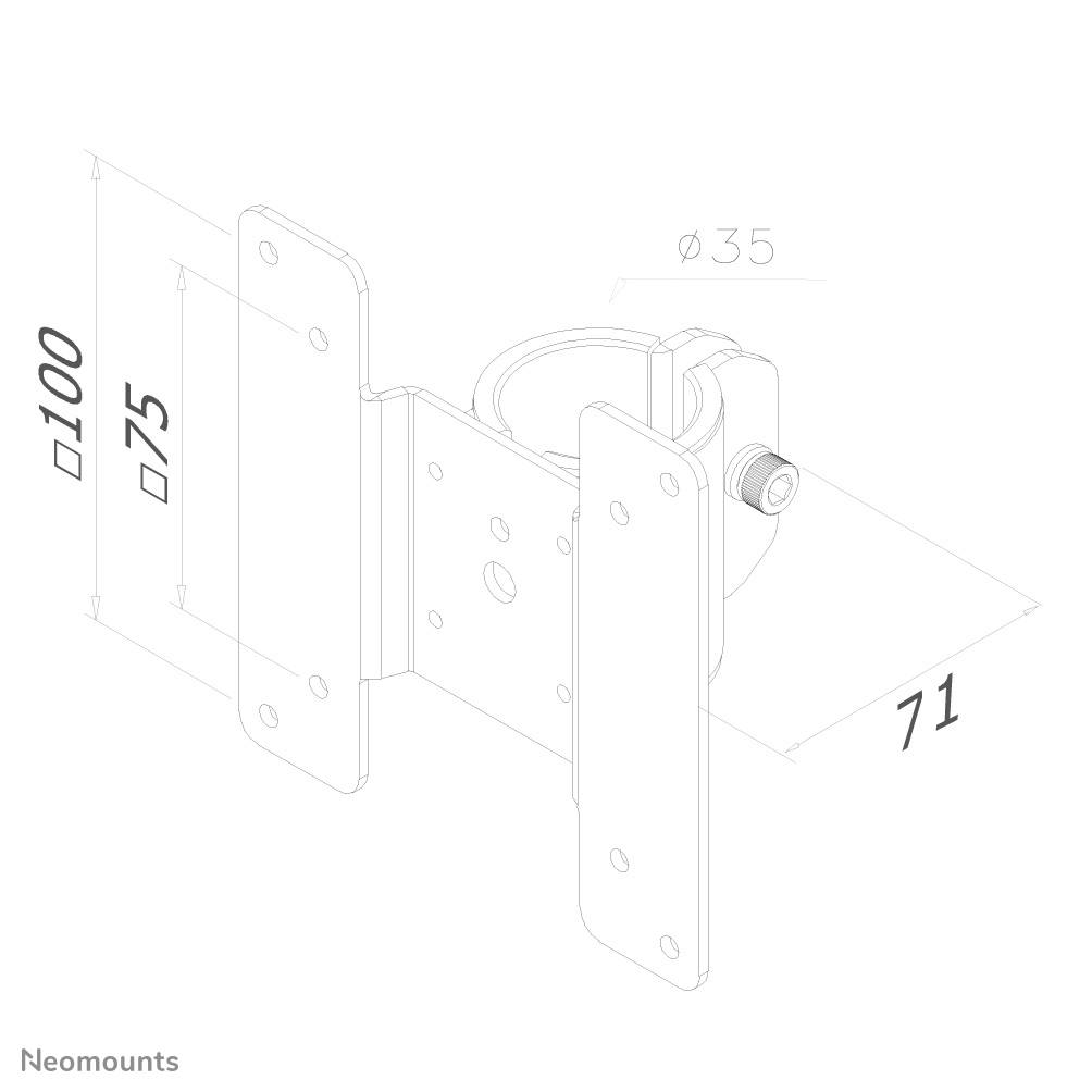 Rca Informatique - image du produit : THIN CLIENT HOLDER FOR FPMA-D93 AND FPMA-D960S (EXCEPT D960D3)