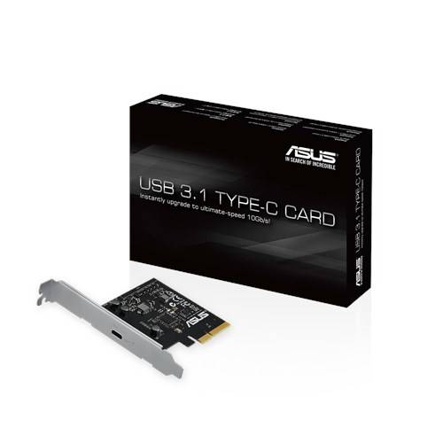 Rca Informatique - Image du produit : USB 3.1 TYPE C CARD PCI-E CONTROLLER 1XUSB 3.1 TYP C