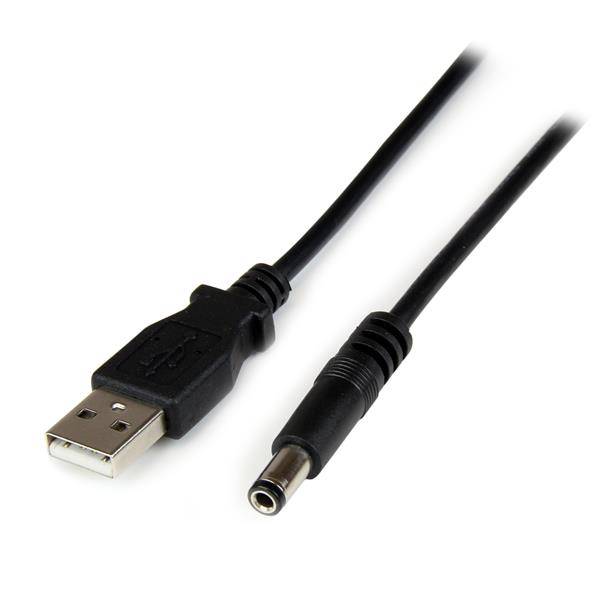 Rca Informatique - image du produit : CABLE DALIMENTATION USB VERS PRISE CC 5V TYPE N DE 2 M