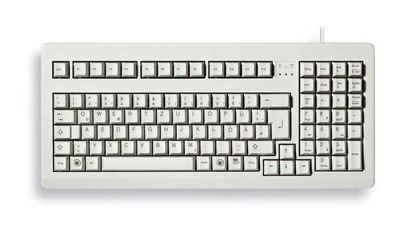 Rca Informatique - Image du produit : CHERRY G80-1800 GREY KEYBOARD USB/PS2 ADAPTER SPANISH