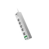 Rca Informatique - Image du produit : ESSEN SURGEARREST 5 OUTLETS 5V 2.4A 2 USB CHARGER 230V