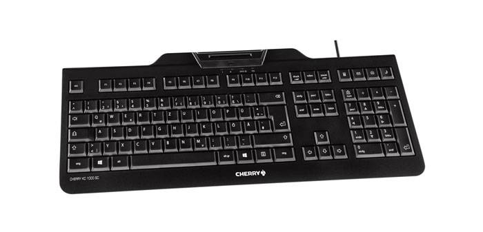 Rca Informatique - image du produit : CONTACT SMART CARD KEYBOARD QUERTZU