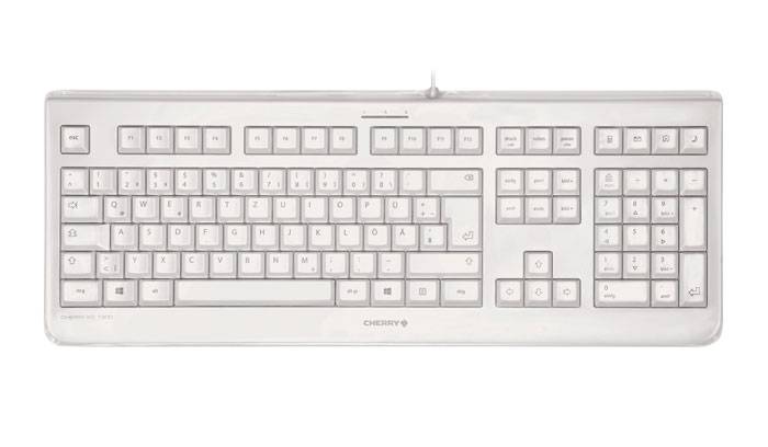 Rca Informatique - image du produit : CHERRY KC 1068 KEYBOARD CORDED SWITZERLAND GREY